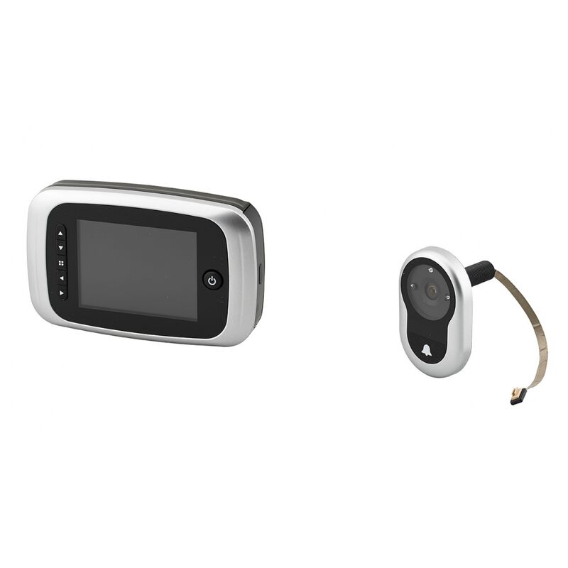 foto del prodotto thirard spioncino visore digitale 120 con campanello per porta d ingresso, visione notturna