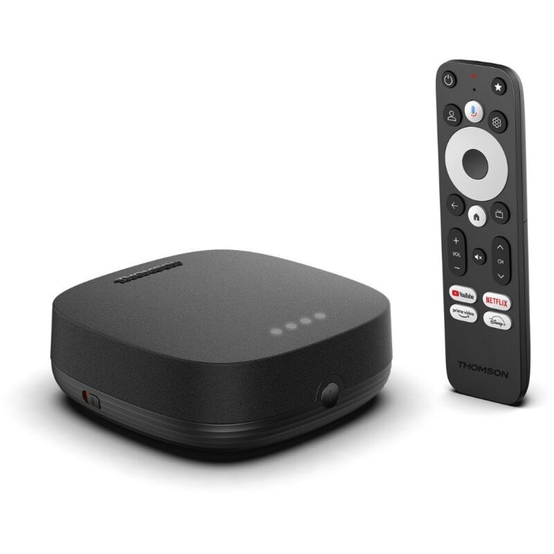 foto del prodotto thomson 270g streaming box android wifi lan full hd