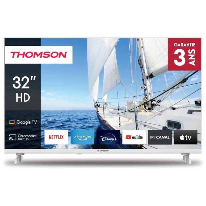 foto del prodotto thomson 32hg2s14w tv 32 pollici wxga smart tv wi-fi bianco