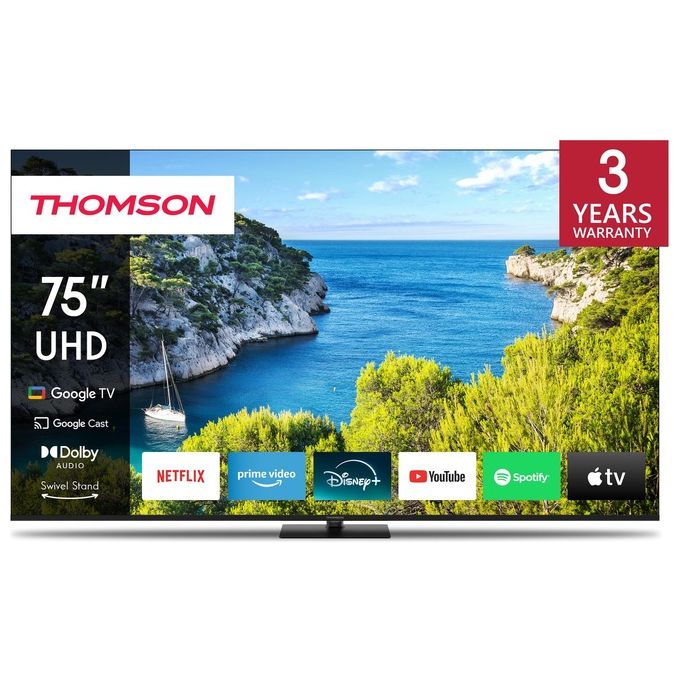 foto del prodotto thomson 75ug5c14 ultra hd 4k 75 pollici smart tv google tv