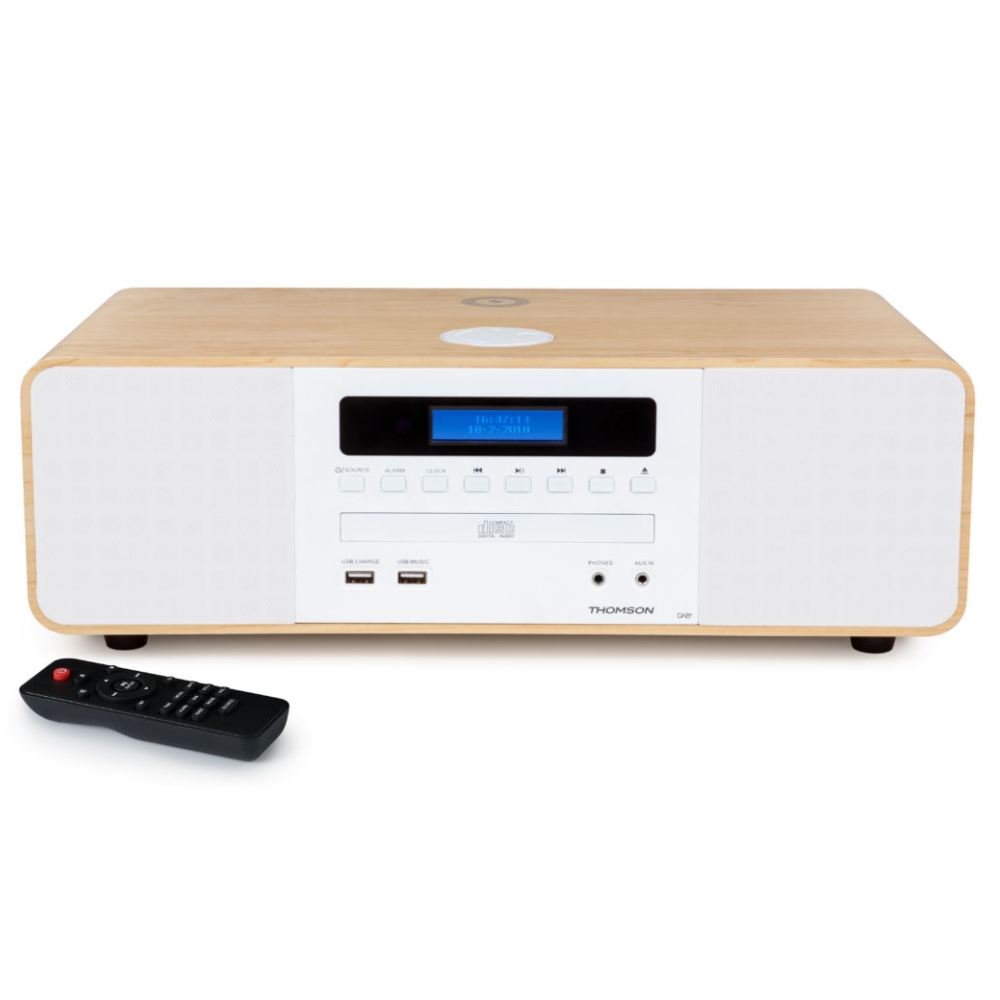 foto del prodotto thomson mic201idabbt sistema micro hi fi cd mp3 usb dab 