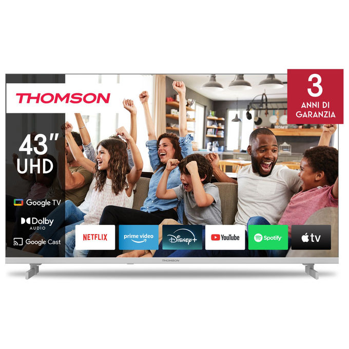 foto del prodotto thomson tv 43'' uhd google tv con dolby audio
