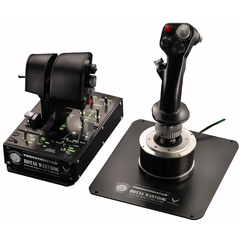 foto del prodotto thrustmaster hotas warthog joystick pc,playstation 3 nero
