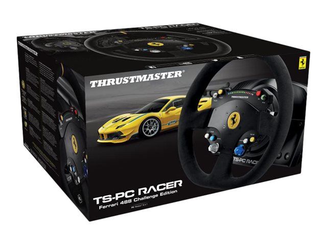 foto del prodotto thrustmaster ts-pc racer - ferrari 488 challenge edition - volante - cablato - per pc - 2960798