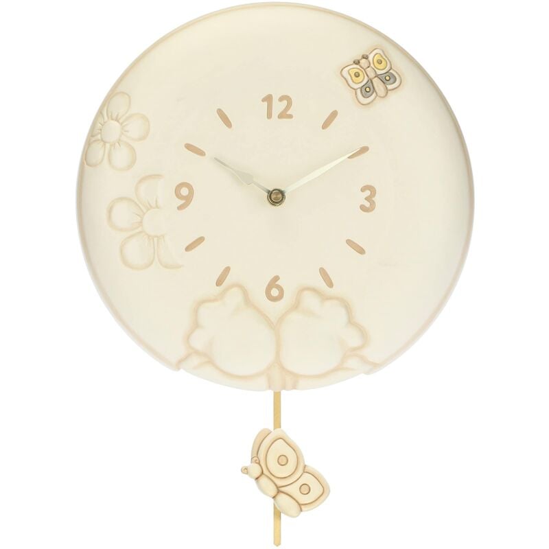 foto del prodotto thun orologio a pendolo da parete linea elegance accessori e decorazioni casa ceramica, meccanismo in plastica 26 cm profondit 4,5 cm
