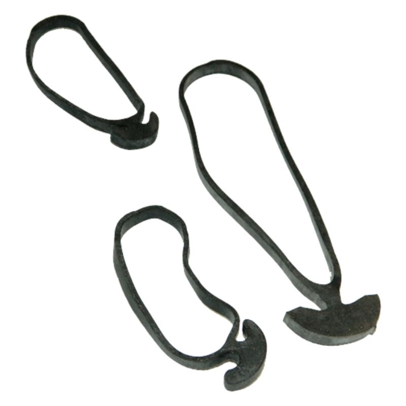 foto del prodotto tiefix legacci elastici in edpm per tutti i tipi di piante confezione 500 gr bandofix lunghezza 12 cm 500 gr 