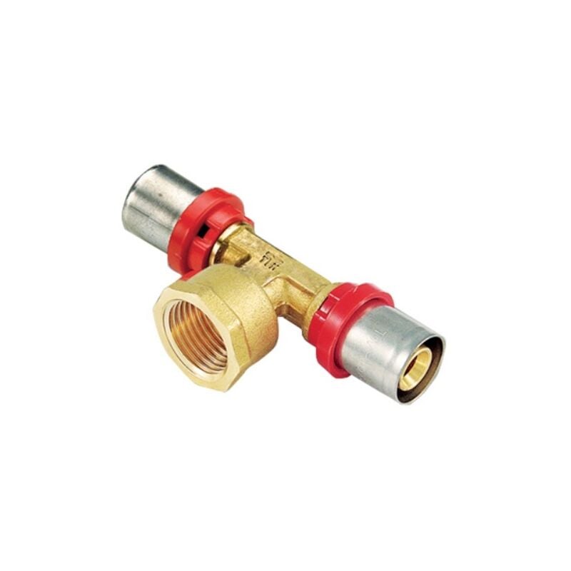 foto del prodotto tiemm raccordo press a t femmina compact 26 x 3,0 3 4 26 x 3,0 e