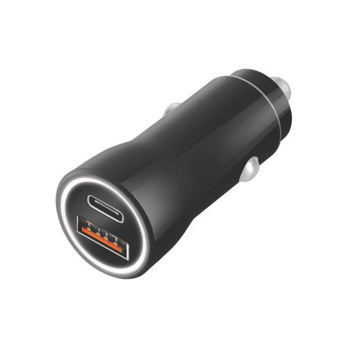 foto del prodotto tiemme 3743 caricabatterie 2 usb a c auto