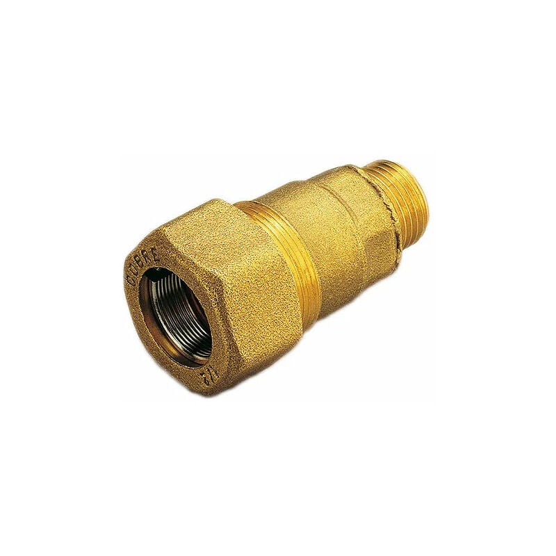 foto del prodotto tiemme bisgiunto maschio da 1 1 2 in ottone giallo art. 1590