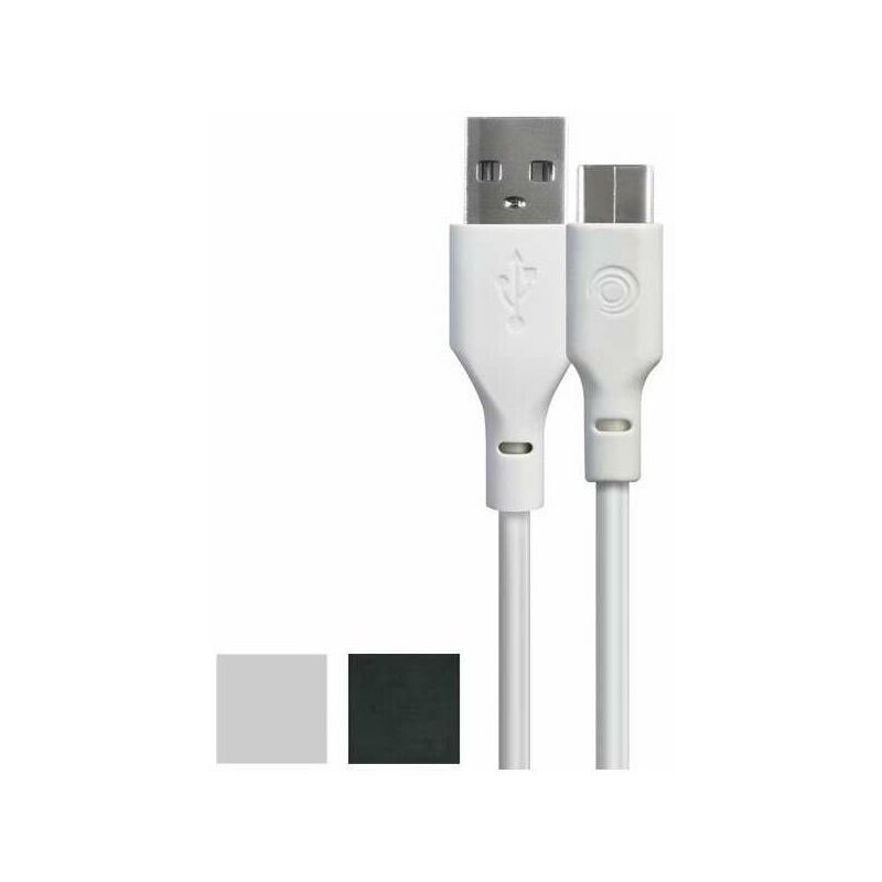 foto del prodotto tiemme cavo ricarica usb a type c cm 200 nero 3680