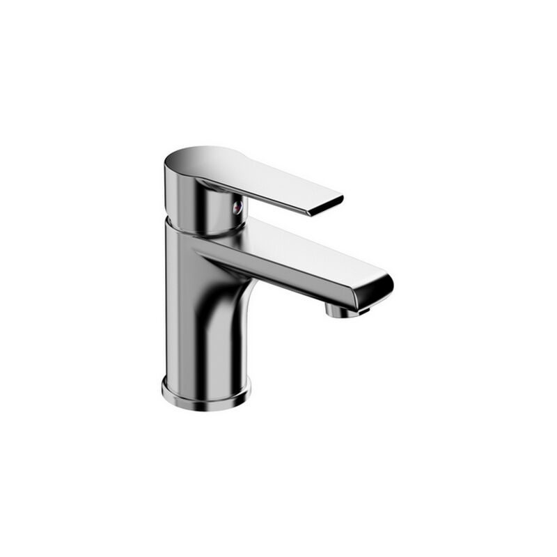 foto del prodotto tiemme miscelatore monocomando linea ten per lavabo in ottone cromo energy saving made in italy