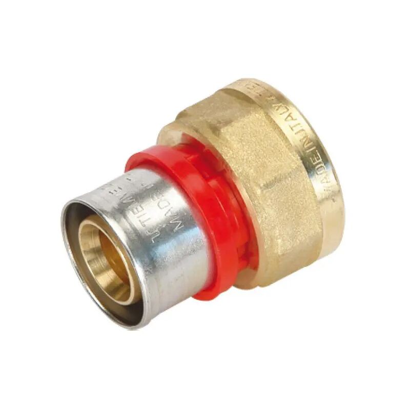 foto del prodotto tiemme raccordo diritto femmina a pressare per tubo multistrato modello cobrapress 1 32x3