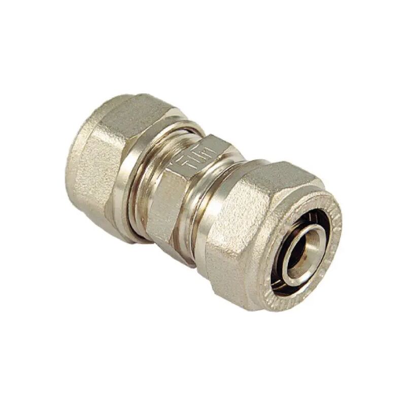 foto del prodotto tiemme raccordo diritto intermedio a stringere per tubo multistrato modello al cobrapex 25