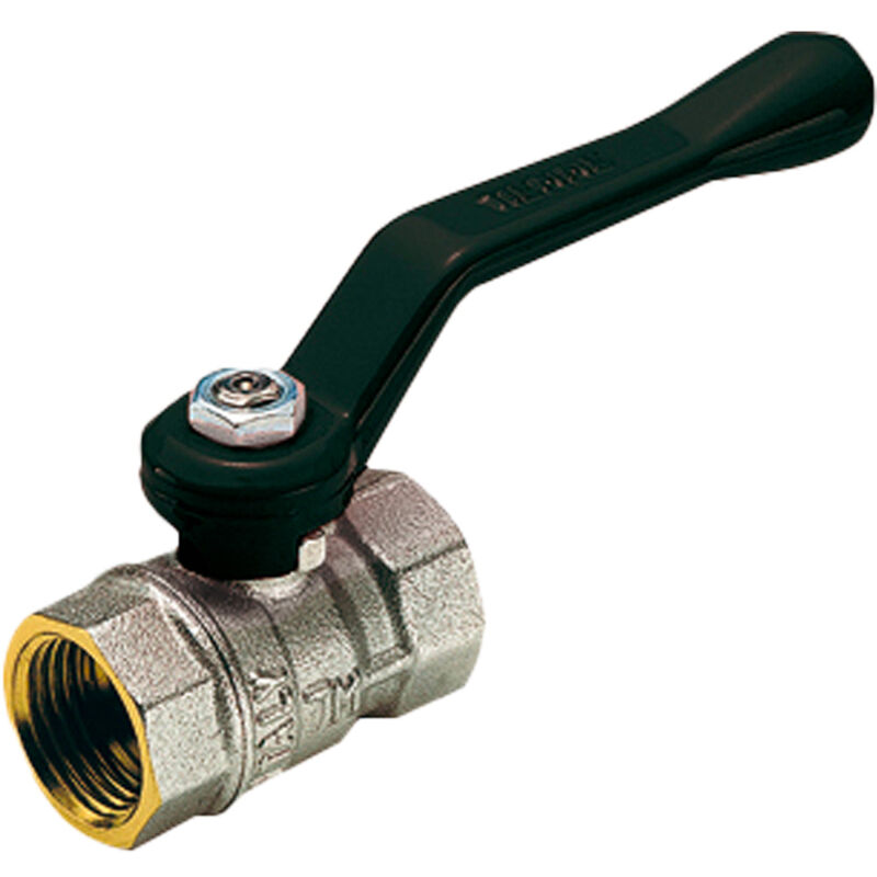 foto del prodotto tiemme valvola a sfera passaggio standard f f leva alluminio 1 1 4 pn 20