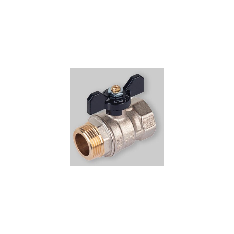 foto del prodotto tiemme valvola a sfera passaggio standard m f farfalla alluminio 1 pn 25