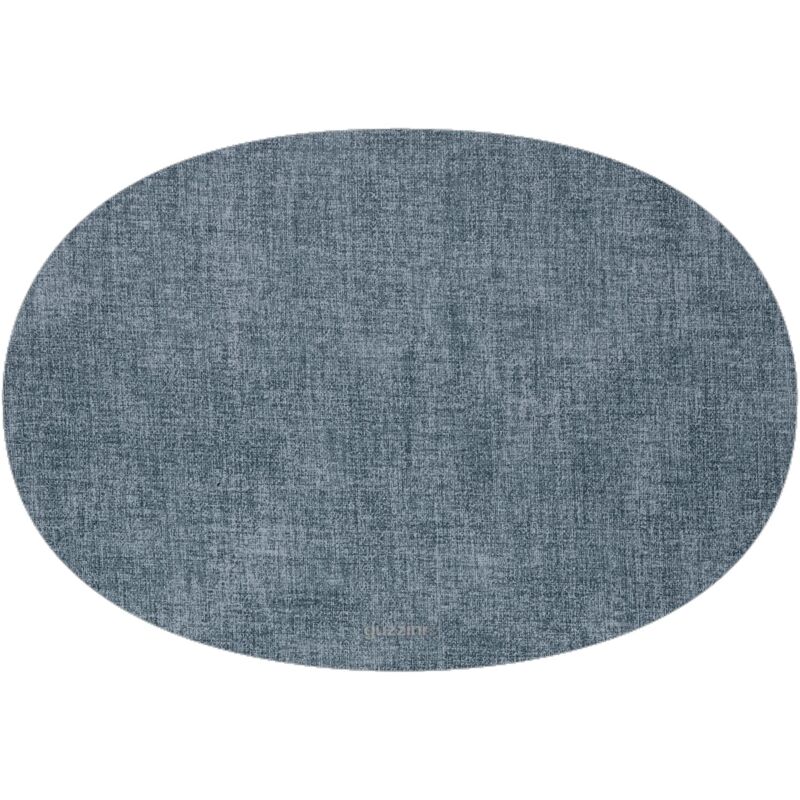 foto del prodotto tiffany, fabric tovaglietta ovale double face azzurro mare, 33 x 48 cm 22604681 guzzini