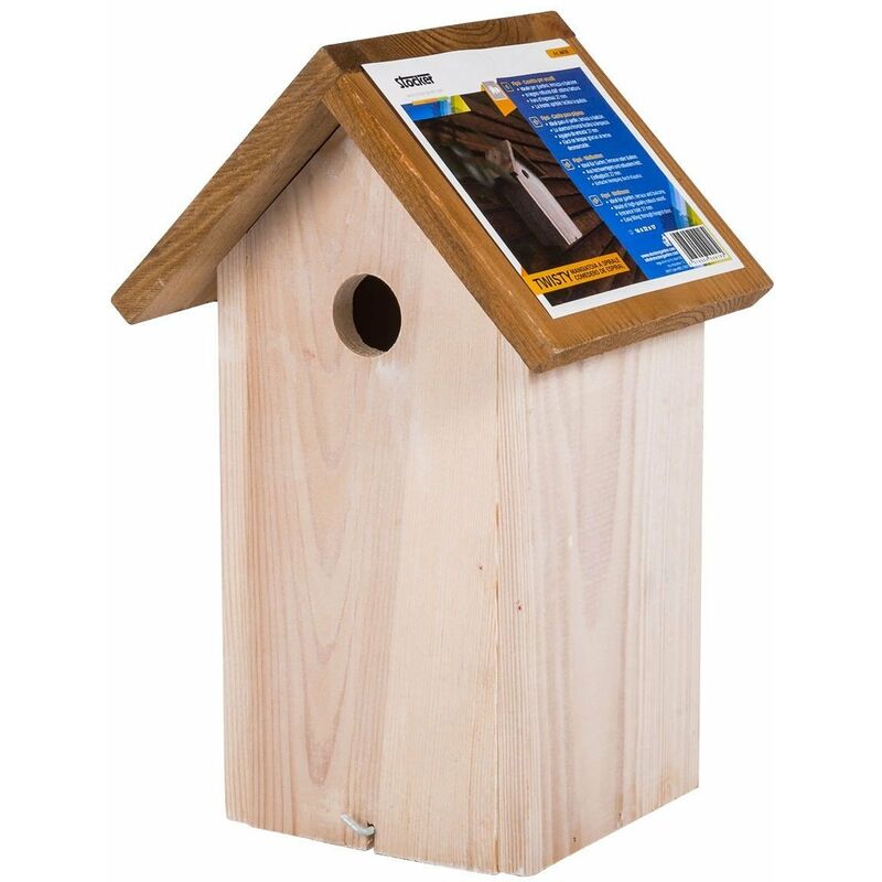 foto del prodotto tiffi casetta per uccelli 18 x 14,5 x h27,5 cm stocker