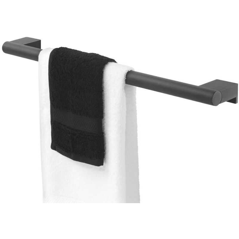 foto del prodotto tiger bold portasciugamani, acciaio inox, nero, 60 x 3,9 x 8,3 cm
