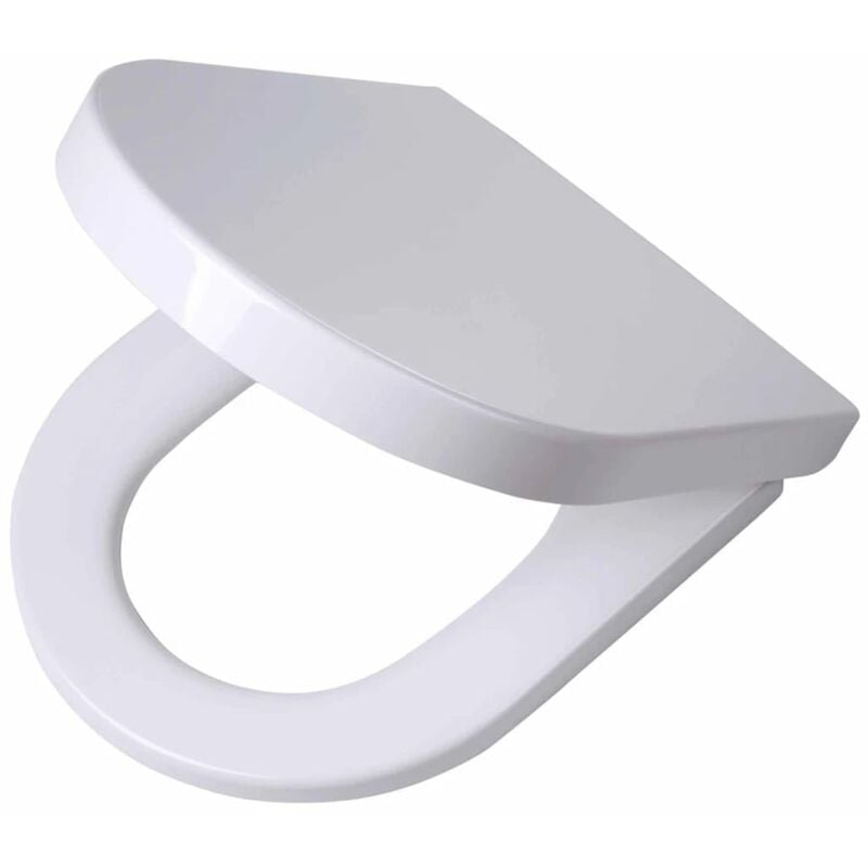 foto del prodotto tiger memphis sedile per wc, acciaio inox, duroplast, bianco, 36 x 5,5 x 45 cm