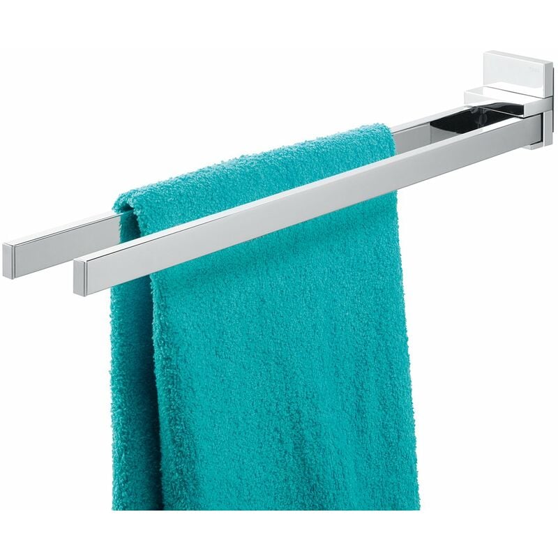 foto del prodotto tiger safira portasciugamani a 2 bracci, acciaio inox, cromato, 6 x 6 x 43.9 cm