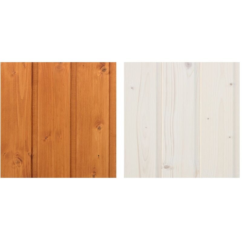 foto del prodotto timbela 5 litri di colore bianco 5 litri di impregnante di colore teak il regalo il kit di pennelli