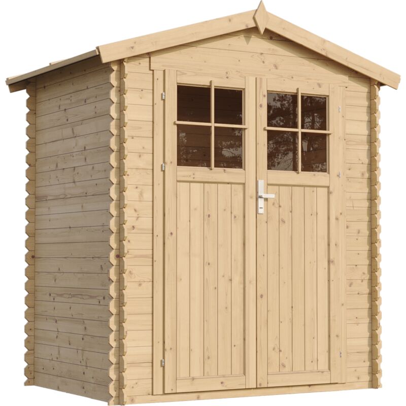 foto del prodotto timbela m367f m367g casetta da giardino in legno per esterni con pavimento trattato l196xl136xa218 cm 1.98 m2 piccola casetta in legno,
