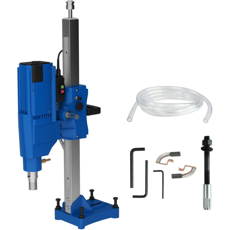foto del prodotto timbertech carotatrice a colonna 3900 w, 580 rpm, foro 15 205 mm, umido e a secco, per corona diamantata trapano elettrico a filo, macchina