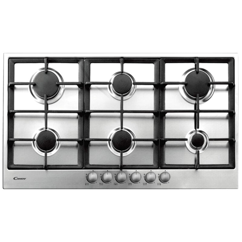 foto del prodotto timeless pg960 1sxgh. colore del prodotto acciaio inox, posizionamento dell apparecchio da incasso, dimensione della larghezza del piano cottura 