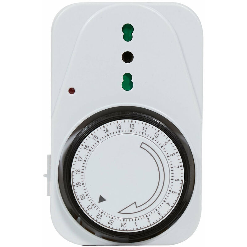 foto del prodotto timer 24 ore presa 250v 16 a 3500 w brixo