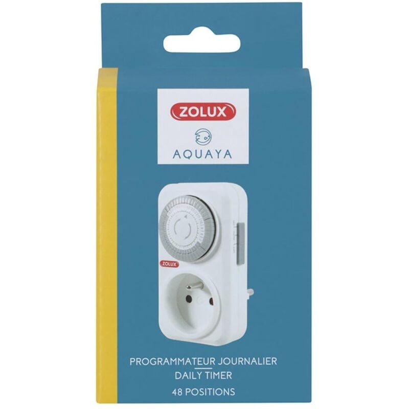 foto del prodotto timer analogico giornaliero 24 ore presa schuko massimo carico 3680watt zolux