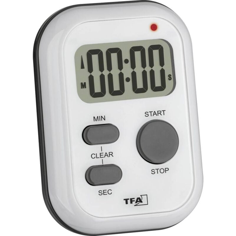 foto del prodotto timer bianco digitale tfa dostmann