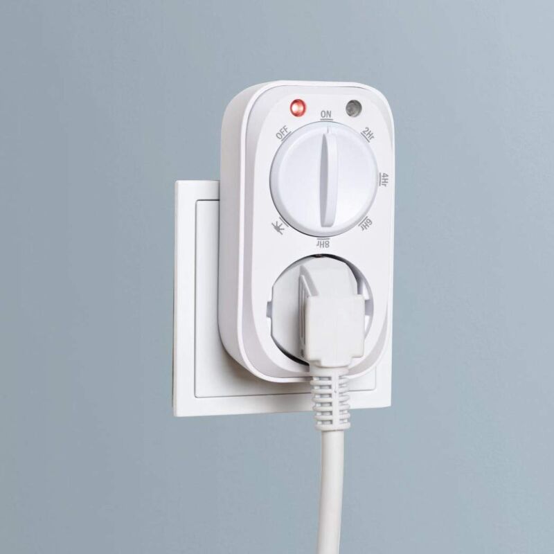 foto del prodotto timer bianco unitec