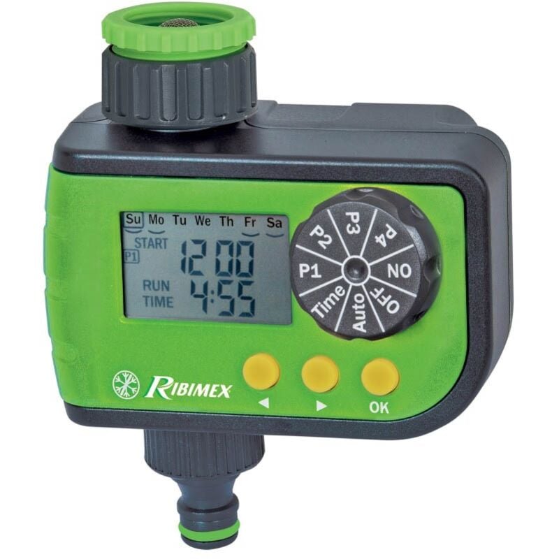 foto del prodotto timer digitale programmatore irrigazione giardino giardinaggio con raccordo