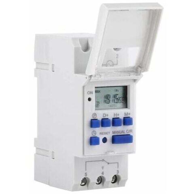 foto del prodotto timer lcd settimanale programmatore elettrico timer digitale interruttore 15a 220v 