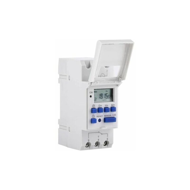 foto del prodotto timer lcd settimanale programmatore elettrico timer digitale interruttore 15a 220v 