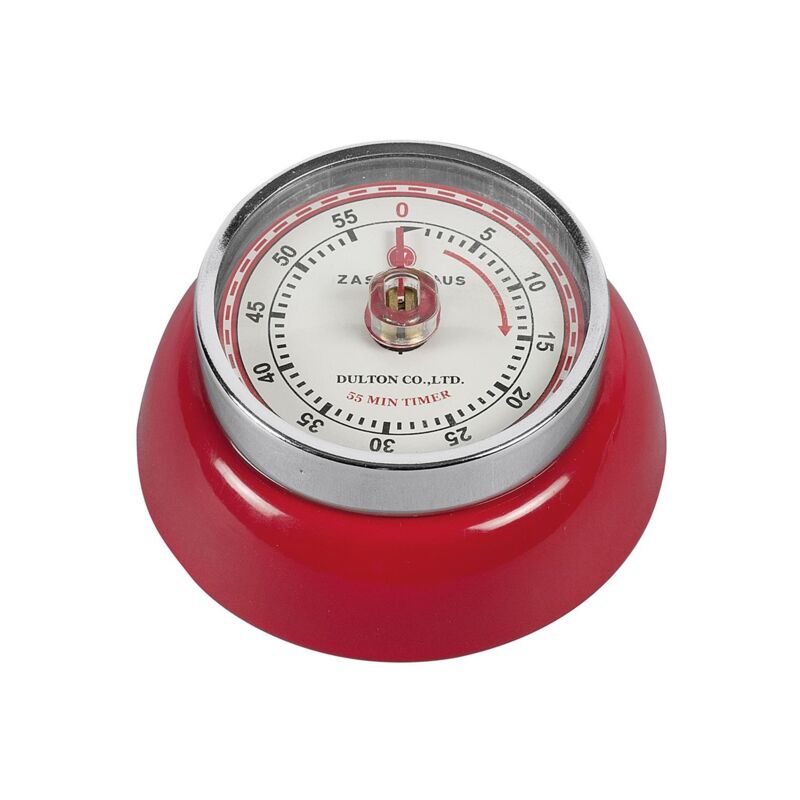 foto del prodotto timer look retr 3cm 7cm rosso zassenhaus