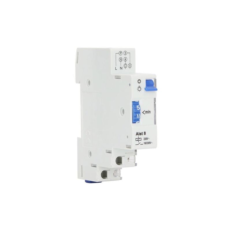 foto del prodotto timer meccanico da 1 a 7 minuti, controllo del tempo, regolatore di temporizzazione 230 v ca per riscaldamento leggero aiperq