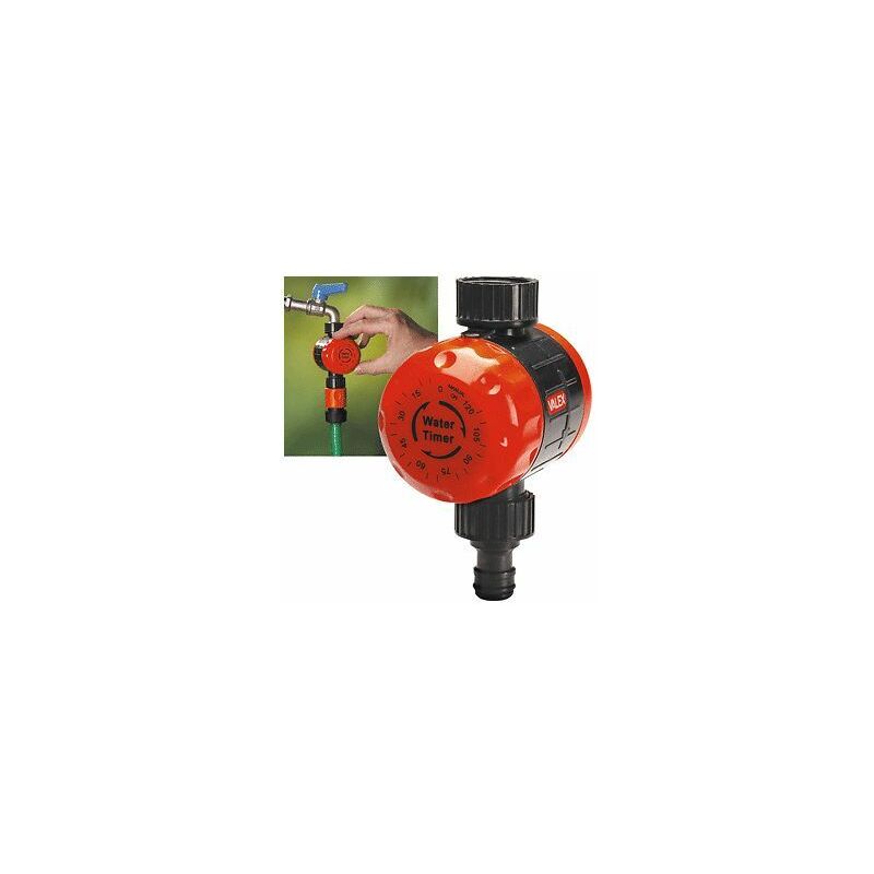 foto del prodotto timer per rubinetti valex attacco 3 4 5 120 min rubinetto orologio irrigazione