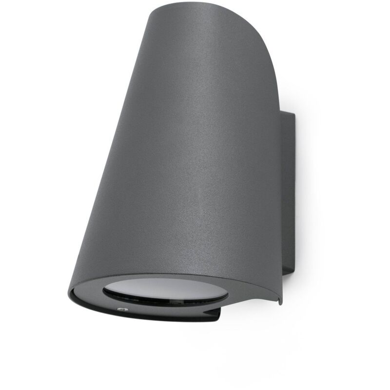 foto del prodotto tinia parete grigio scuro e27 60w marca faro