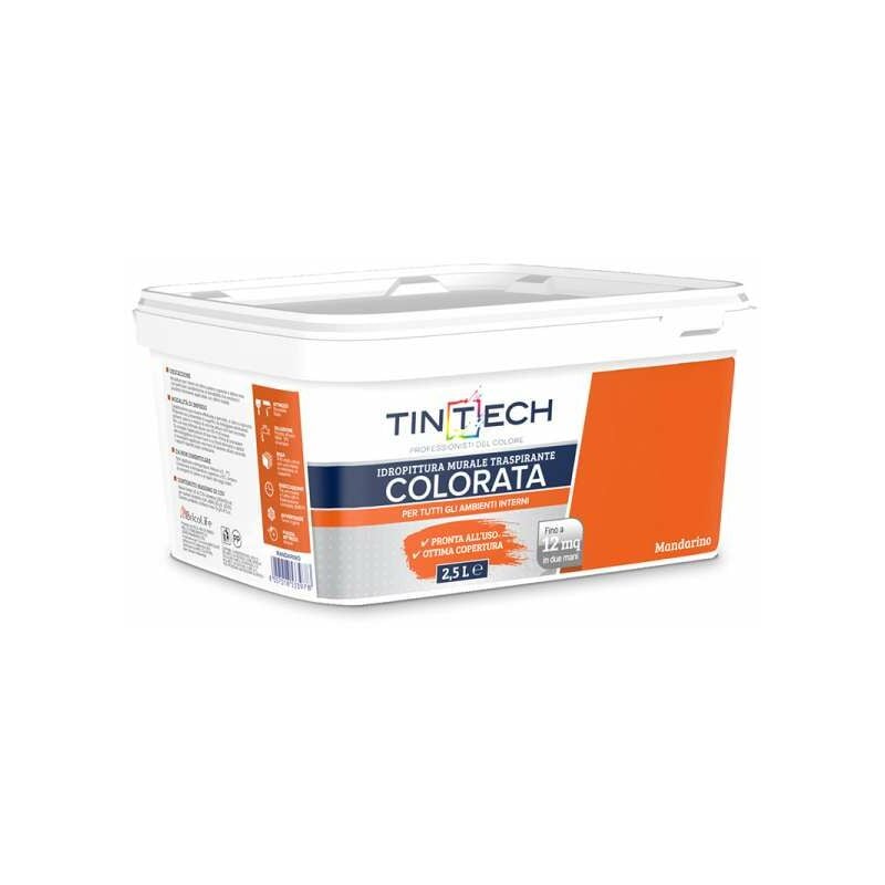 foto del prodotto tintech idropittura traspirante mandarino
