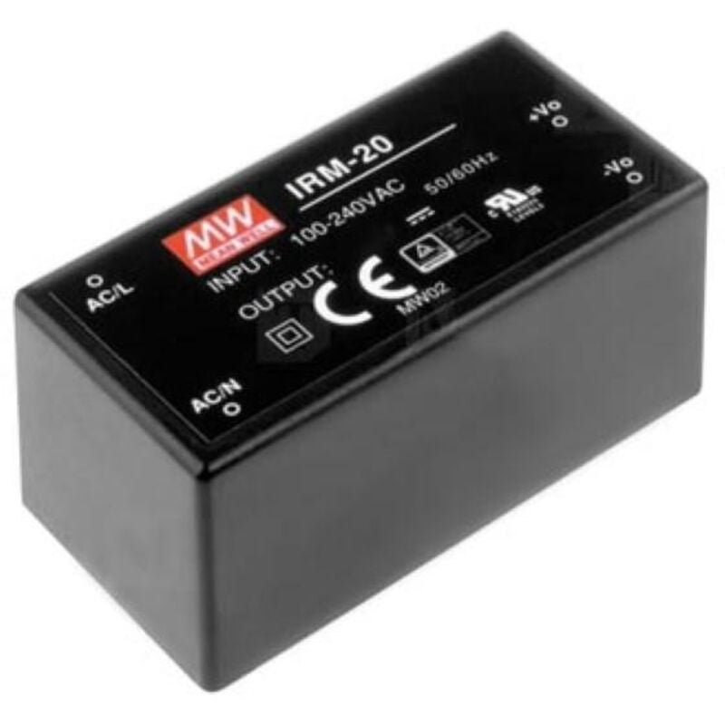 foto del prodotto tipo incapsulato a uscita singola da 20 w 12 v