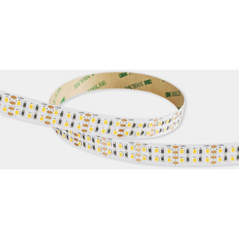 foto del prodotto tira led on advanced double led 96 blanco c lido 3000k cri 90 ip20 7647lm para interior de techo o pared en cocina, oficina, sala de estar