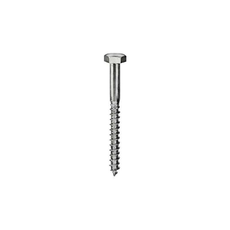 foto del prodotto tirafondi testa esagonale 6 x 70 12 pz.