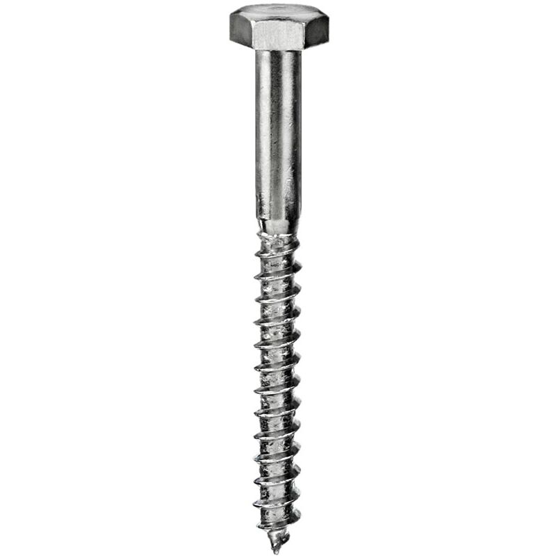 foto del prodotto tirafondi testa esagonale 8 x 40 4 pz.