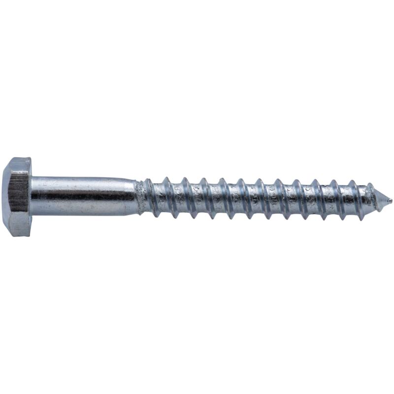 foto del prodotto tirafondo a testa esagonale zincato viswood7x60 mm x5 viti a legno 