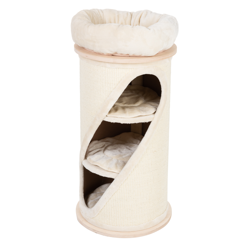 foto del prodotto tiragraffi a torre natural paradise sunflower crema