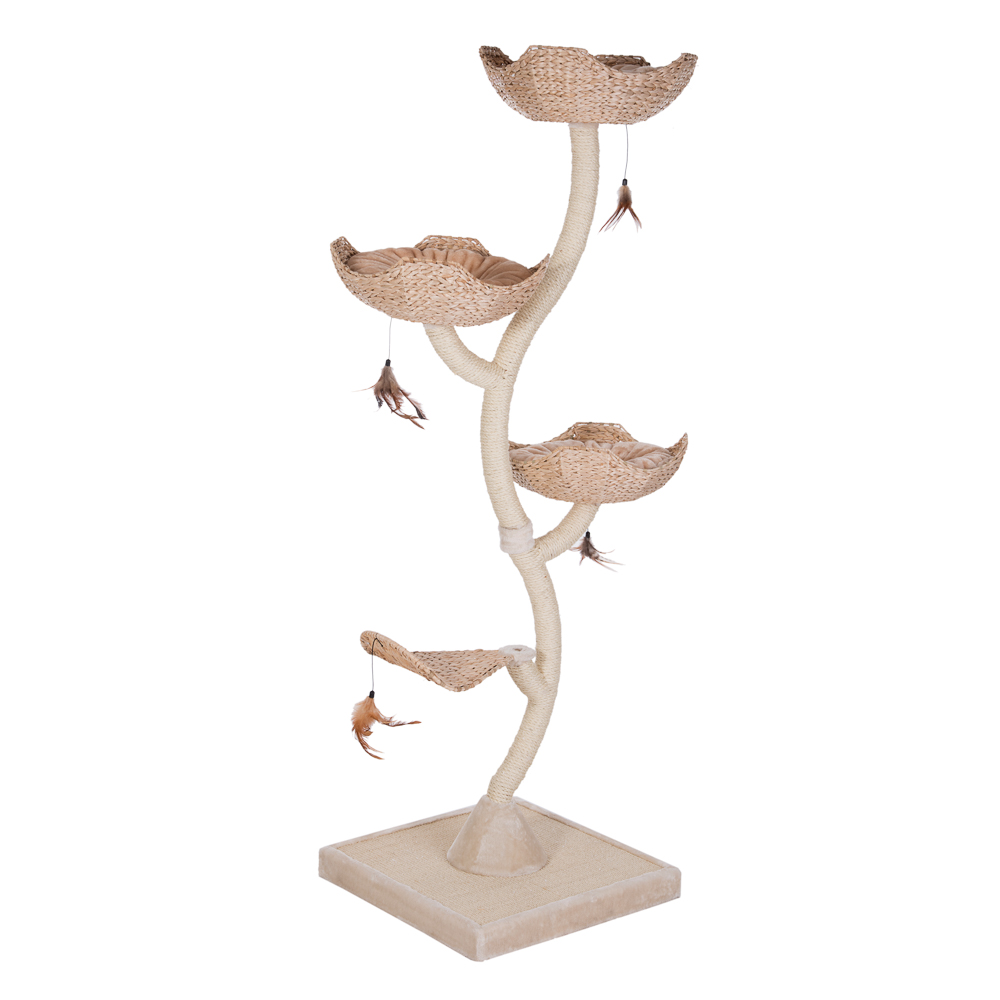 foto del prodotto tiragraffi cat s flower xxl crema