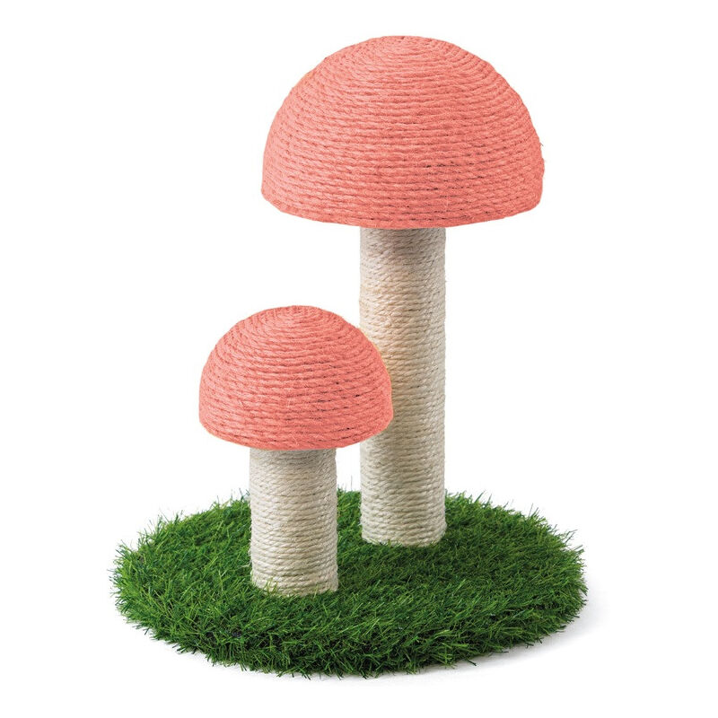 foto del prodotto tiragraffi fungo rosa 30x30x38h cm leopet