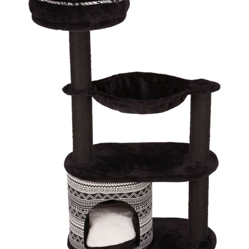 foto del prodotto tiragraffi giada 112cm nero bianco