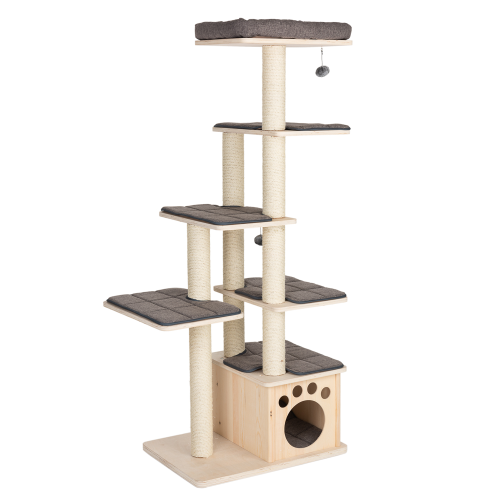 foto del prodotto tiragraffi la tour beige marrone